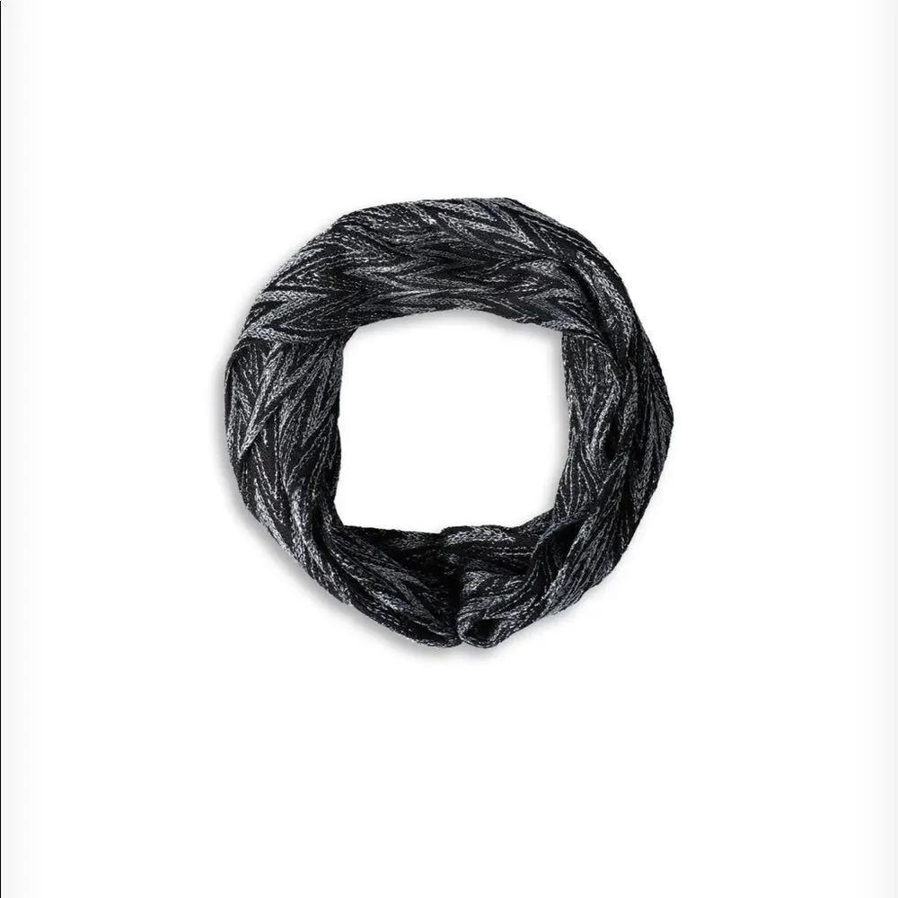 Missoni headband sash knit black silver NWT authentic